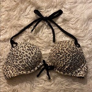 Victoria’s Secret cheetah/leopard bikini top
